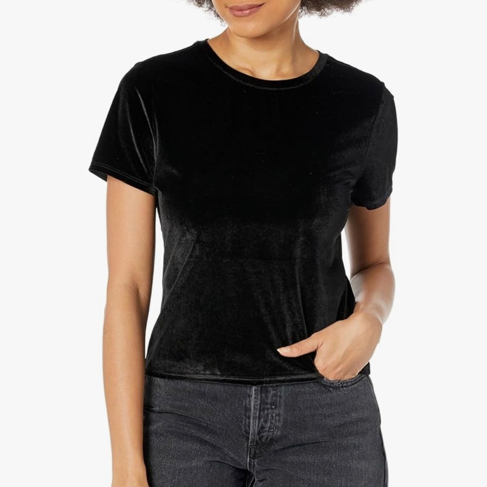 Madewell The Relaxed Tee in Velvet size XS RT: $68 - Picture 5 of 9